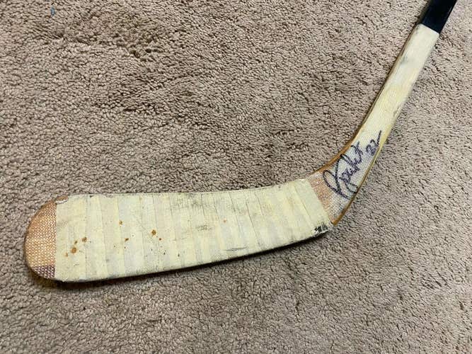 RICK TOCCHET 92'93 Signed Career Best Pittsburgh Penguins Game Used Hockey Stick