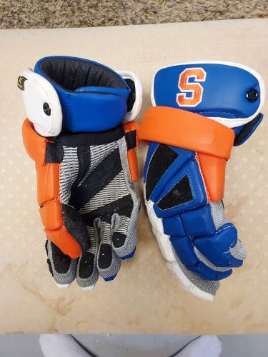 Used Player's STX Cell II Lacrosse Gloves 13"