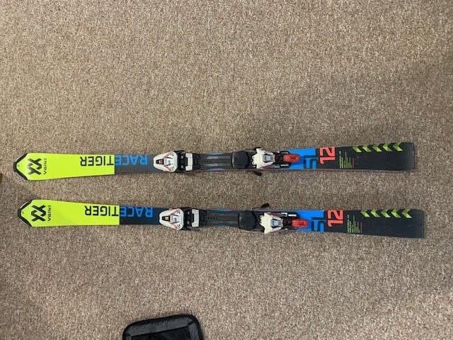 Used Volkl Racing Racetiger SL Skis With Bindings
