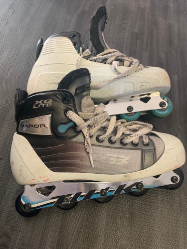 Senior Bauer Size 8 VAPOR XG LITE Inline Roller Hockey Goalie Skates