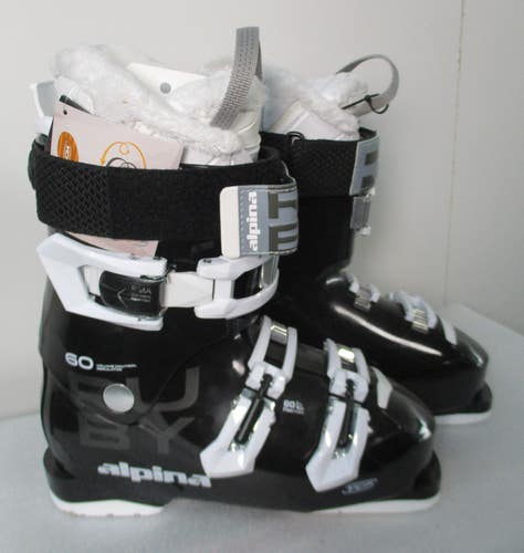 New Women's Alpina Ruby 60 Ski Boots Size 24.0 (SY877)