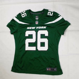 Nike New York Jets NFL Jersey Women's L Green White 914183-302