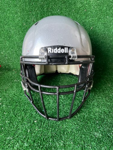 Adult Large - Riddell Speed Football Helmet - Silver