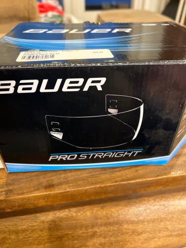 Bauer pro straight hockey shield