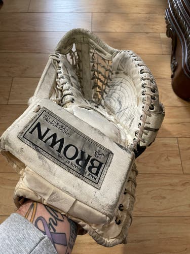 Vintage John Brown Goalie Glove