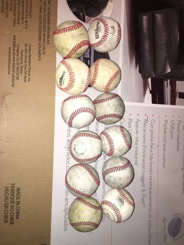 Baseballs 12 Pack (1 Dozen) Baseballs Used Good