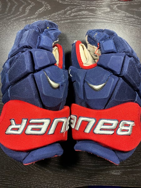 Columbus Blue Jackets Matt Frattin Bauer Vapor APX Pro Glove