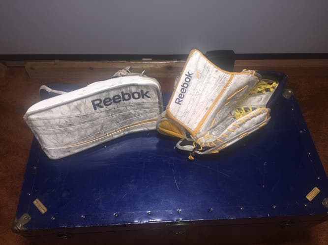 Used Reebok Regular 18K- Redone and upgraded in White Yellow Blue