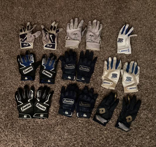 Used Large  Batting Gloves