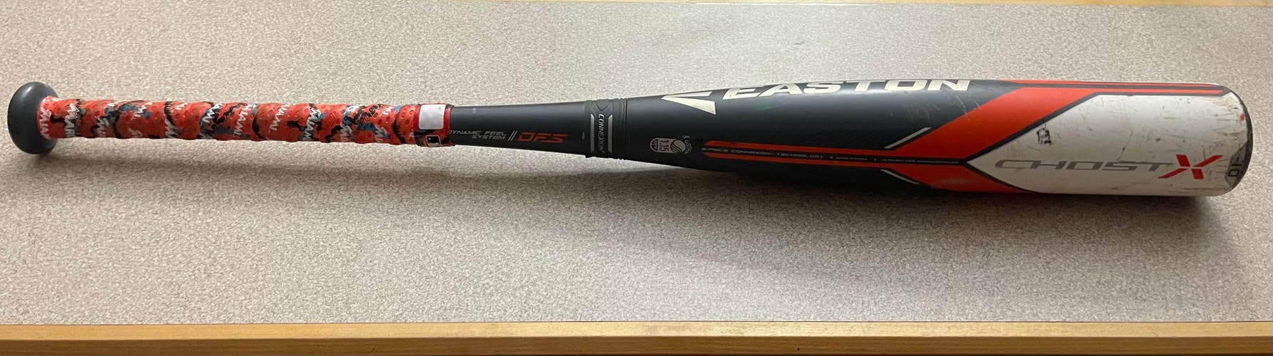 Used USSSA Certified 2018 Easton Composite Ghost X Bat (-10) 19 oz 29"