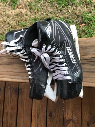 Senior Used Bauer Hockey Goalie Skates Size 11