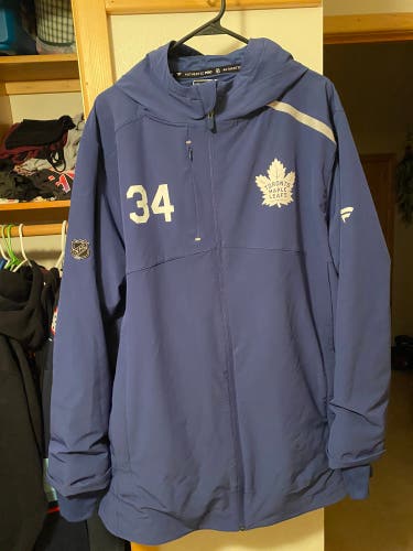 Team Issued Toronto Maple Leafs Auston Matthews 34 Outdoor XL Jacket