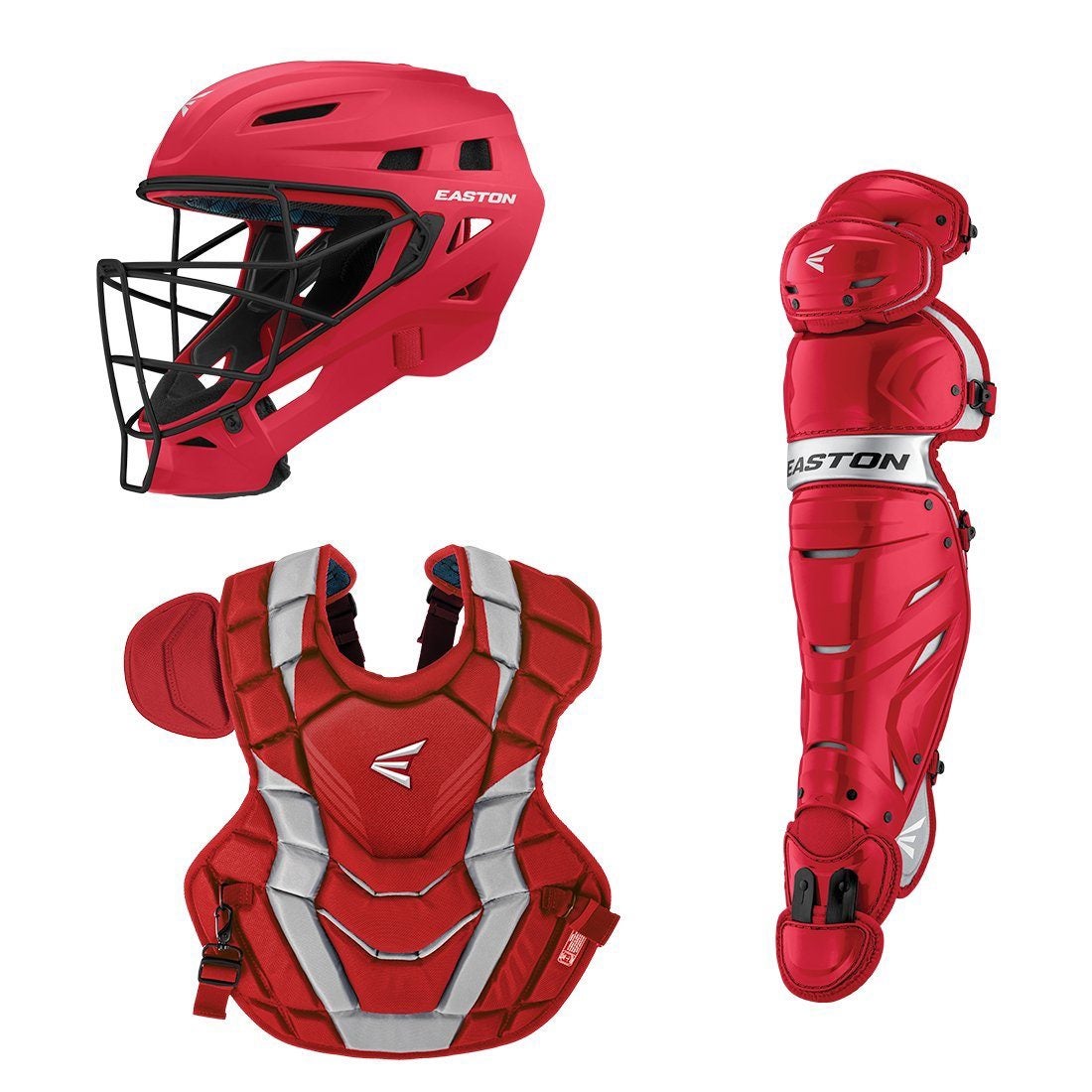 Easton M7 Baseball Youth Catchers Gear Box Set Red