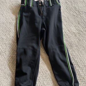 Black Used Size 24 Boombah Pants