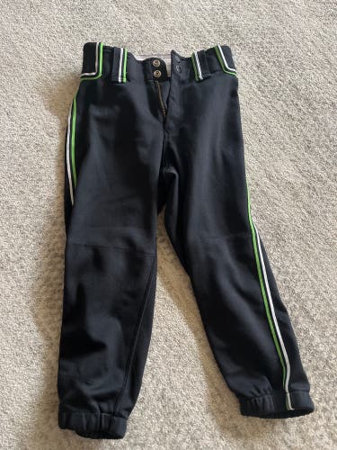 Black Used Size 24 Boombah Pants