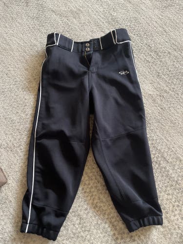 Black Used Size 26 Boombah Pants