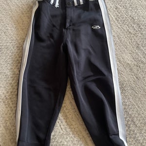 Black Used Size 26 Boombah Pants