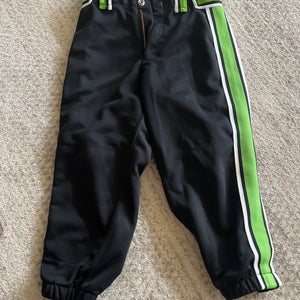 Black Used Size 24 Boombah Pants
