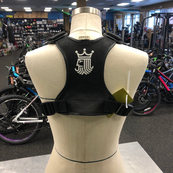 Used Brine KSCP15 Lacrosse Shoulder Pads Black XS 11730-S000041350