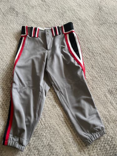 Gray Used Size 28 Boombah Pants