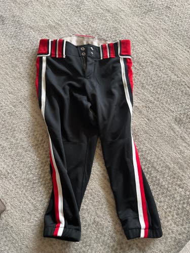Black Used Size 28 Boombah Pants