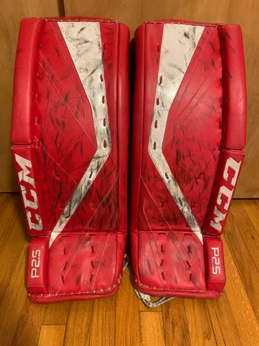 Used 28" CCM Premier P2.5 Goalie Leg Pads