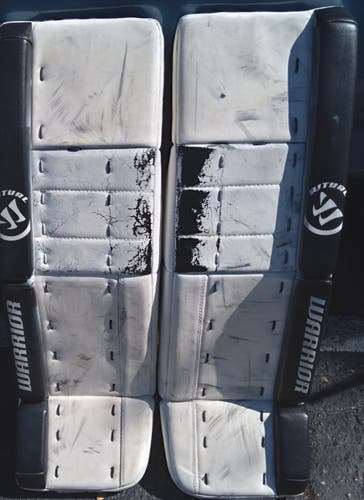 Used 33" Warrior Goalie Leg Pads