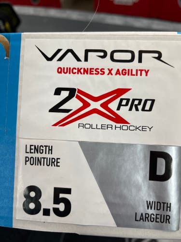 Senior Bauer Size 8.5 Vapor 2X Pro Roller Hockey Skates