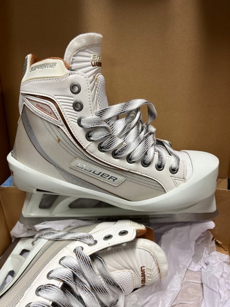 New Bauer Regular Width Size 8 Supreme one80LE Hockey Goalie Skates