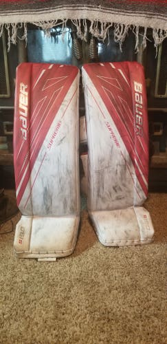 Used Bauer Supreme S190 Goalie Leg Pads