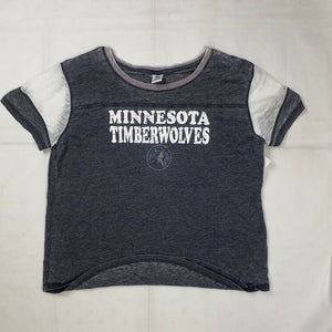 47 Brand Minnesota Timberwolves NBA Shirt Women's M Gray Blue TWFDOB461067FN