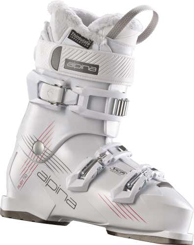 New Women's Alpina Ruby 60 Ski Boots White