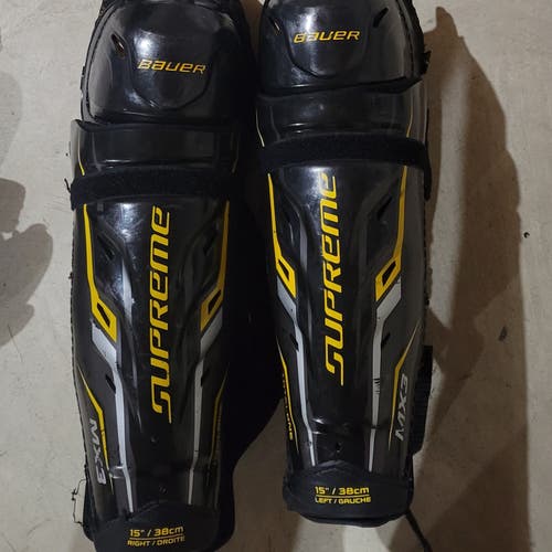 Used Bauer Supreme TotalOne MX3 Shin Pads