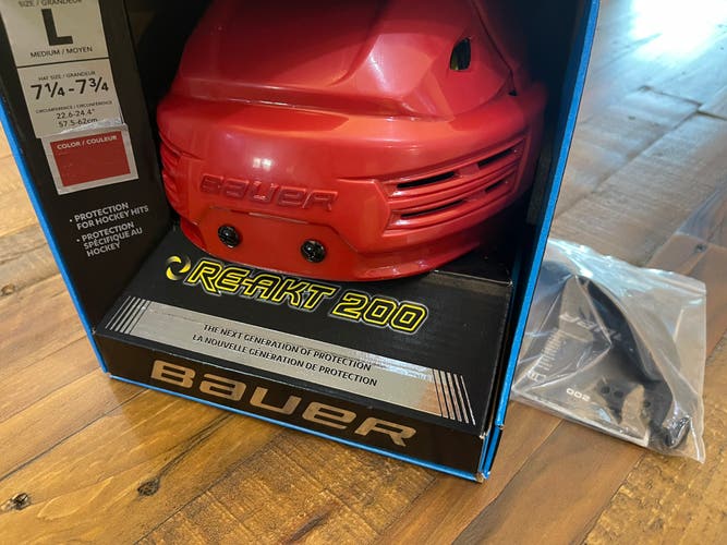 Bauer Re-Akt 200 Hockey Helmet Senior Large