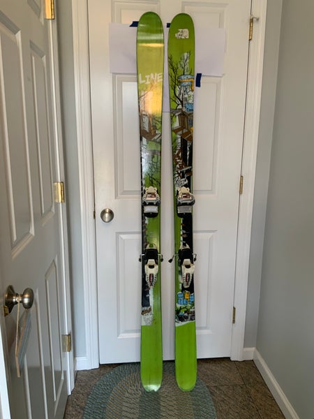 Used Line Sick Day 95 Skis with Marker MX12 Bindings