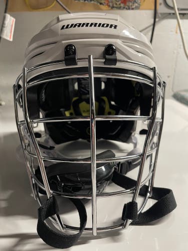 Warrior fat boy alpha pro box lacrosse helmet