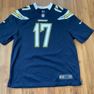 NFL Players Navy Blue Philip Rivers #17 Los Angeles Chargers Jersey Men's  Size L