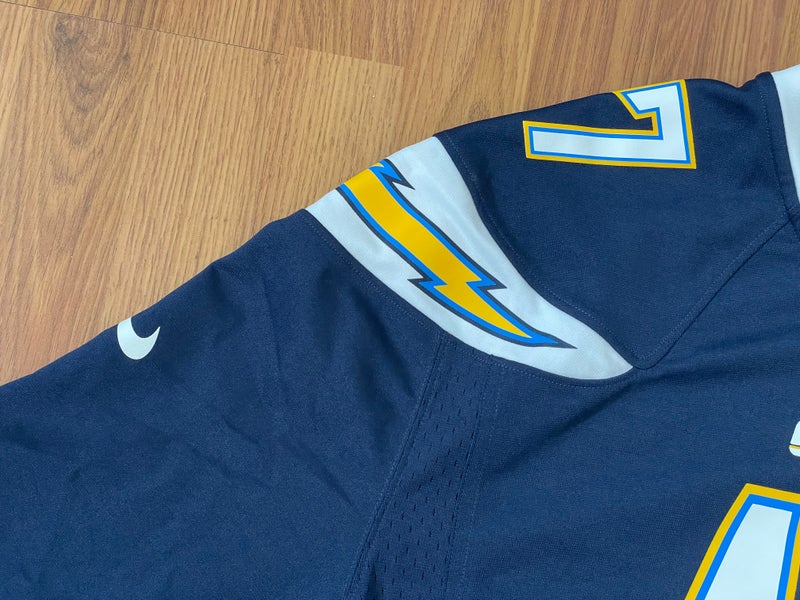 NFL Players Navy Blue Philip Rivers #17 Los Angeles Chargers Jersey Men's  Size L