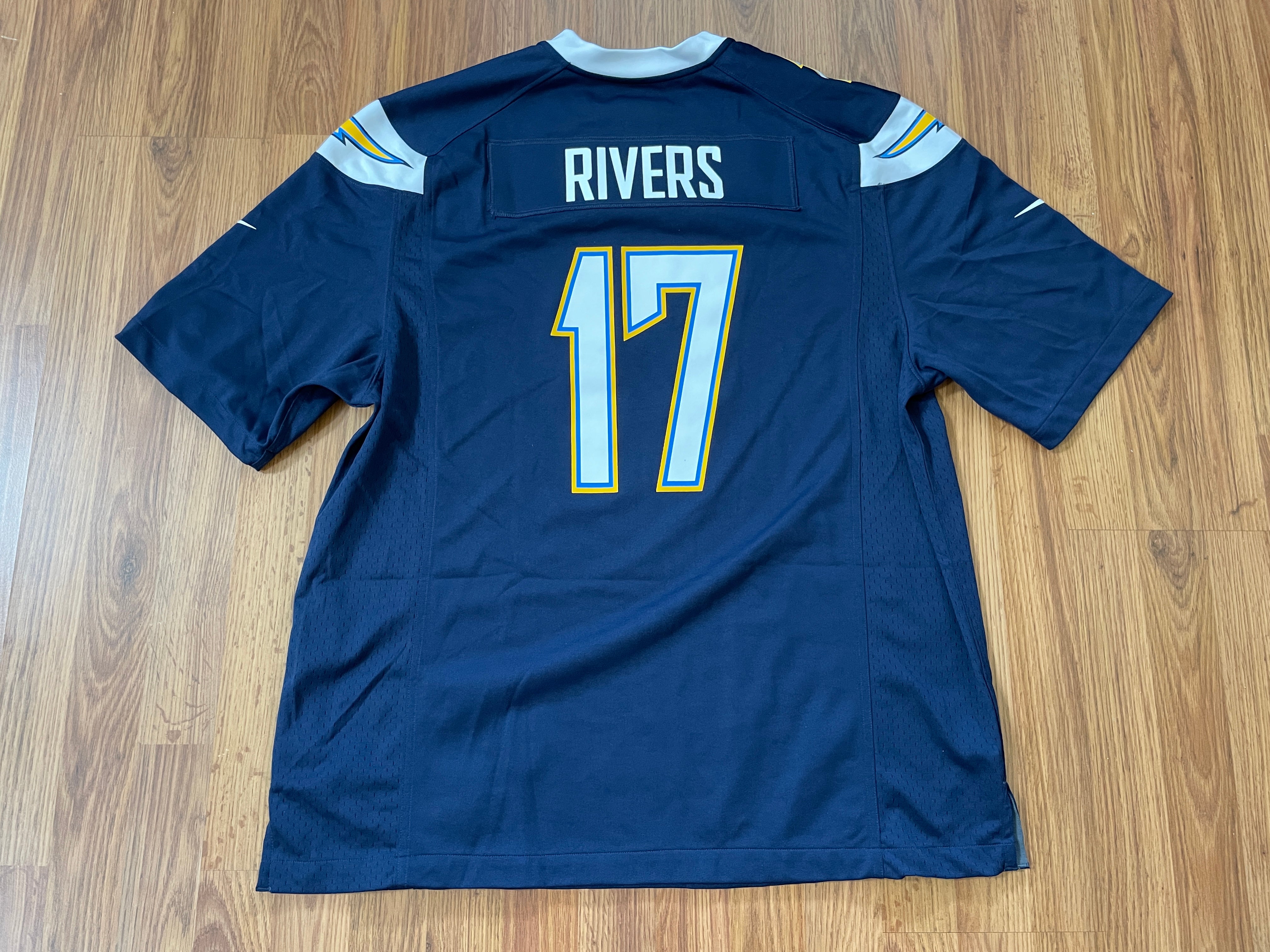 Philip Rivers Nike Team Color Limited Jersey – Navy Blue – 8 Man Flag  Football San Diego