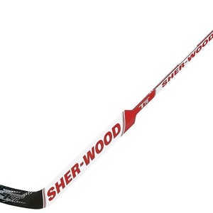 Sherwood T70 composite goal stick left 25" PP41 red new senior hockey goalie LH