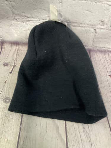 Soccer Corner Beanie Black Acrylic Comfortable Durable New With Tags