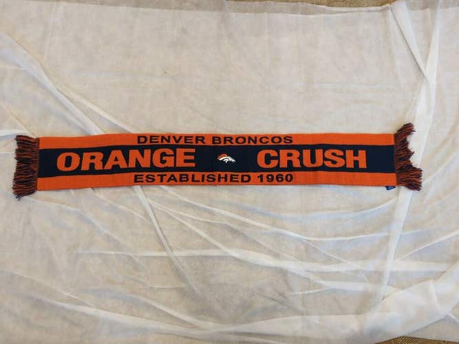 Denver Broncos Orange Crush Reebok Scarf NFL