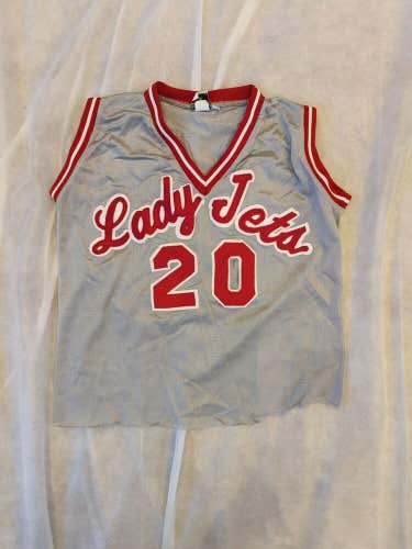 Adams Central High Lady Jets Cropped Basketball Jersey New Era Knitting Mills M