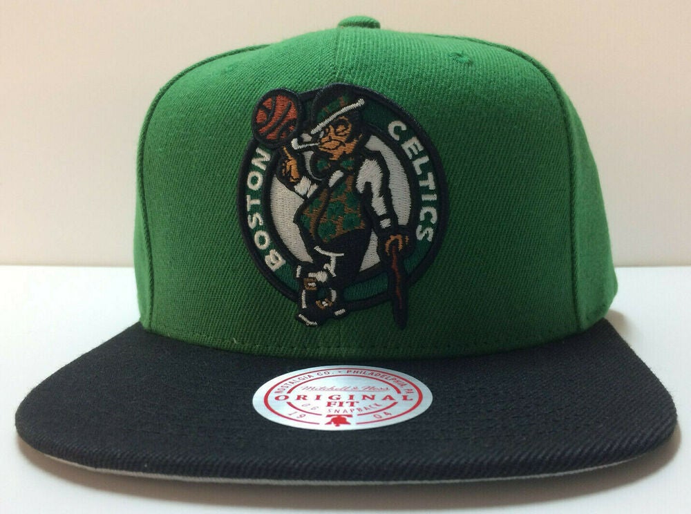 Mitchell and Ness Adult Boston Celtics 2.0 2Tone Adjustable Snapback Hat