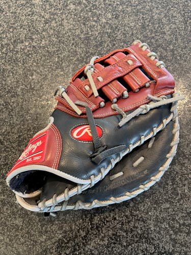 Rawlings R9 First Base Mitt Right Hand Throw R9FM18BSG-------------EXCELLENT!