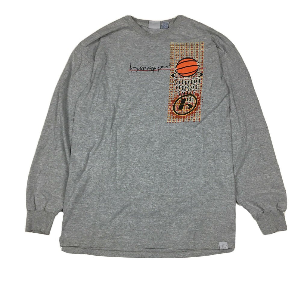 Vintage Nike Sz 3XL XXXL Y2K 2000s Basketball Gray T-Shirt Center
