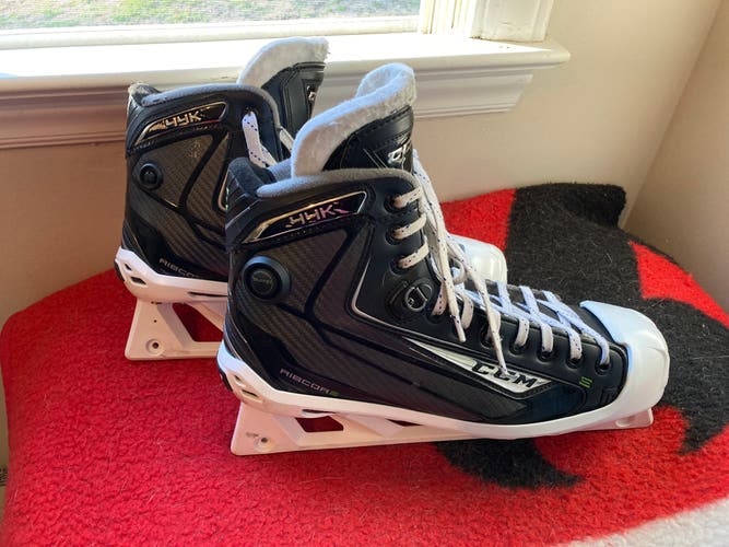 CCM Size 10 RibCor 44K Goalie Skates