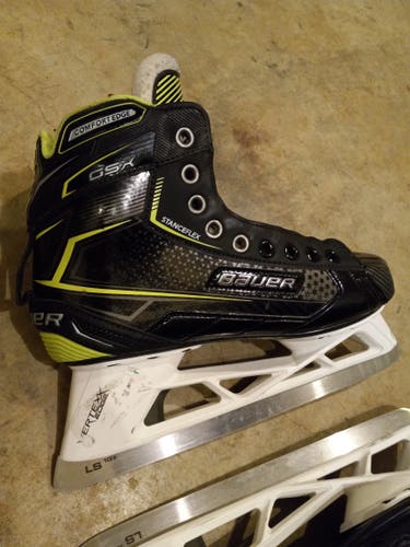 Senior Used Bauer GSX Hockey Goalie Skates Regular Width Size 8