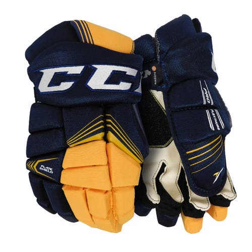 Navy/Gold New Senior CCM Tacks 7092 Gloves 13"