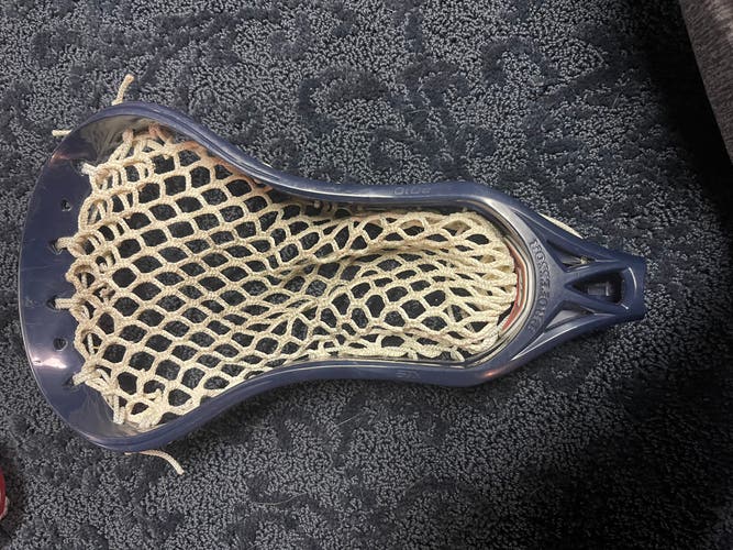 STX Professor Mens Lacrosse Head - Navy Blue - Strung